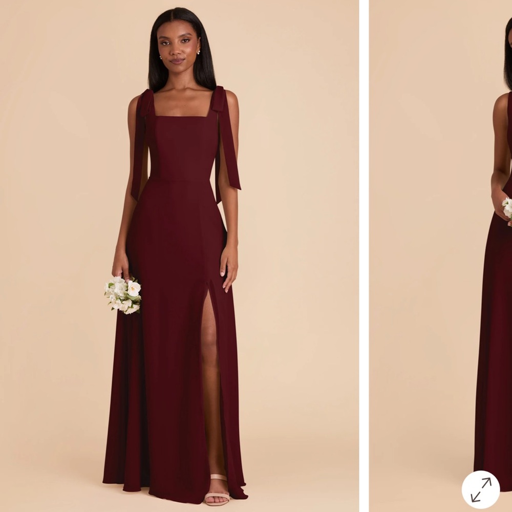 Alex convertible Dress - chiffon cabarnet
